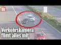 Polizei ermittelt wieder nach Fahrerflucht: Horror-Unfall auf der Autobahn