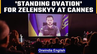 Zelensky gets standing ovation for video address at the Cannes Film Festival | OneIndia News