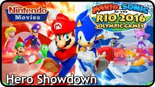 Mario and Sonic at the Rio 2016 Olympic Games - Hero Showdown Compilation (2 Player Versus)