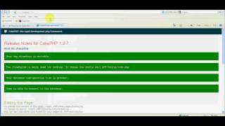 Very simple tutorial - How to start with cakePHP