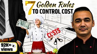 7 Golden Rules To Control Cost At RESTAURANT,Cloud Kitchen|Food Cost Control|How To Start Restaurant