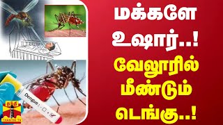 மக்களே உஷார்..வேலூரில் மீண்டும் டெங்கு..! | Dengue Fever | Tamilnadu