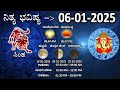 dina bhavishya 06 january 2025 daily horoscope rashi bhavishya today astrology in kannada