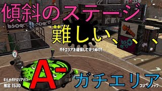 【スプラトゥーン２女性実況】傾斜のステージが苦手すぎる、、、！Ａ－ガチエリア！