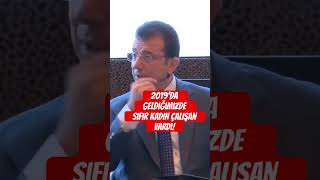 Ekrem İmamoğlu: 2019’da İBB’ye geldiğimizde bazı iştiraklerde 0 kadın çalışan vardı #shorts