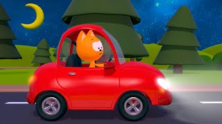 Car in the Dark - Meow Meow Kote Kitty Kids Songs