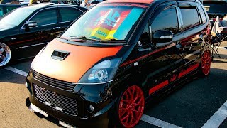 (4K)DAIHATSU MIRA modified ダイハツ ミラ カスタム - LOWFEST 2018