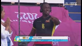 Ayera on the decks at the commonwealth games in Birmingham, 2022.