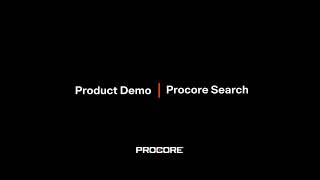 Procore Search