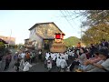 西条祭り 2023 加茂川土手　北之町上組