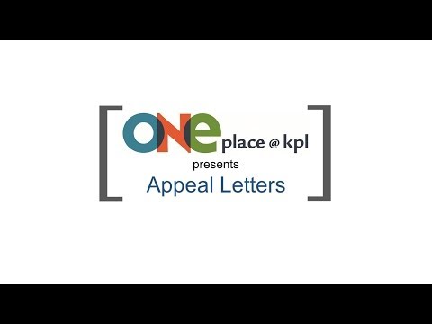 Appeal Letters Appeal Letters