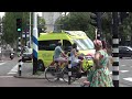 fietser hoort ambulance niet luchthoorn nieuwe ambulance 17 157 met spoed door rotterdam