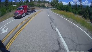 Runaway Semi on Highway 550 in Colorado