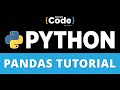 Python Pandas Tutorial | Python Pandas Library | Pandas Tutorial | Python for Beginners| SimpliCode