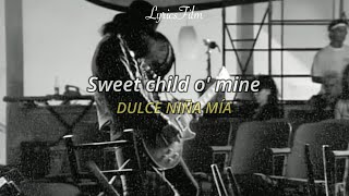 Guns N' Roses - Sweet Child O' Mine / Lyrics-Letra