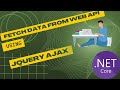 Fetch an ado.net API from .Net Core or MVC Client | Part 1