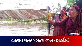 স্রোতে বিলীন সারাজীবনের সম্বল | Bogra | River Erosion | News24