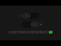 CSS Glowing Light Custom Checkbox UI Design | Custom Checkbox CSS