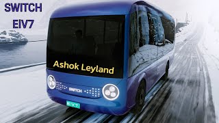 SWITCH EiV7 - Ashok Leyland | A Modern Electric Bus for Urban/Smart City Commute | Motor Continent