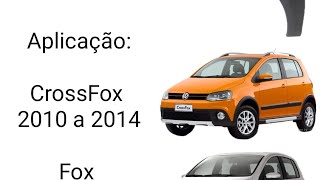 5Z0821155 Paralama dianteiro esquerdo (lado do motorista) VW Fox Crossfox SpaceFox 2010 a 2014