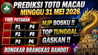 PREDIKSI MACAU HARI INI MINGGU 31 MEI 2026 | PREDIKSI MACAU JITU | MACAU 4D JITU | PREDIKSI TTM