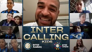 INTER CALLING KIDS | ADRIANO with INTER ACADEMY BRAZIL and INTER CAMPUS ⚫🔵🇧🇷 [SUB ITA+ENG]