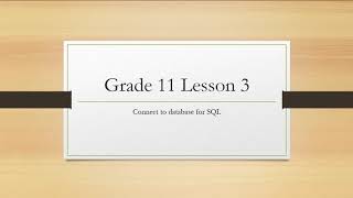 Delphi Grade 11 Connect To Database for SQL Ep 3