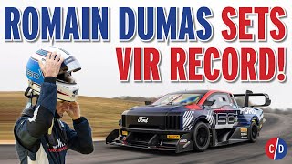 Romain Dumas Set the Track Record At Virginia International Raceway in an Electric Ford F-150