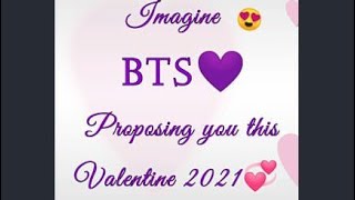 Imagine Vocal Line of BTS💜 proposing you this Valentine Day 2021  #BTS #BTSimagine #BTSV #BTSShorts