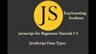 javascript part 5 Data Types in javascript in hindi/urdu
