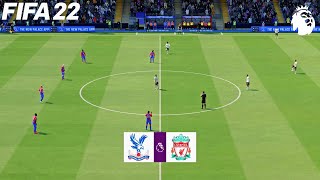 FIFA 22 | Crystal Palace vs Liverpool - English Premier League - Full Match & Gameplay