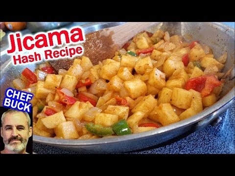 Jicama Hash Browns O'Brien Recipe