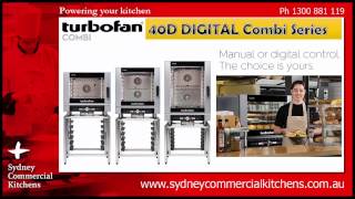 TURBOFAN EC40D Series of 5 or 7 or 10 Tray Digital Combi Ovens