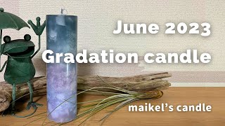 【キャンドル作り】グラデーションキャンドル制作風景#4 /Candle making