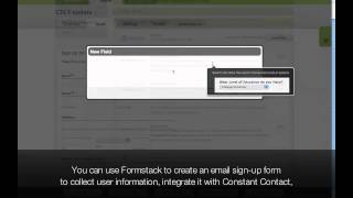 Constant Contact Integration | Formstack