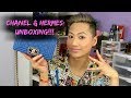 CHANEL SMALL BOY BAG & HERMES CLIC H UNBOXING! | HUEYYROUGE