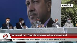 AK Parti Ereğli ilçe kongresi mevcut başkan Zübeyir Dursun güven tazeledi