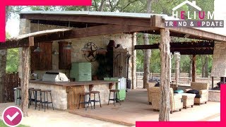 BEST COLLECTION!!! 40+ Rustic Outdoor Kitchen Ideas That You May Have Never Seen Before  - HELIUM