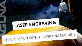 Halloween Pumpkin Engraving | Using A Laser CNC Machine to Engrave A Design On A Pumpkin