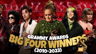 BIG FOUR WINNERS Grammy Awards Each Year (2010 - 2023) | Hollywood Time | Adele, Taylor Swift, Bruno