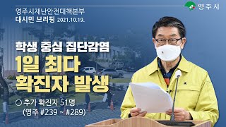 【알립니다】영주시재난안전대책본부_브리핑​​(2021. 10. 19. 화, 14:00)