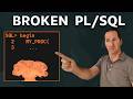 Can you break PL/SQL parameters?