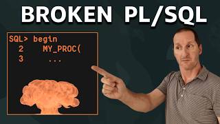 Can you break PL/SQL parameters?