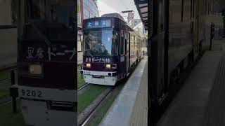 230403熊本の路面電車（トラム）が良い雰囲気を醸し出しています。