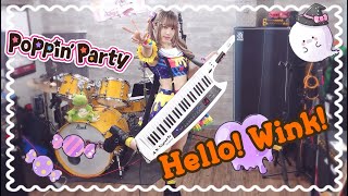 【バンドリ！】Hello! Wink!/Poppin'Party【市ヶ谷有咲】【キーボード弾いてみた】