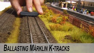 Ballasting model railroad tracks EASY - Detailed guide DIY