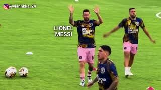 Lionel Messi greets fans in LA