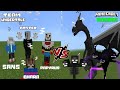 Team Undertale (Gaster, Sans, Papyrus, Chara) VS Minecraft TITAN BOSSES [Minecraft PE]