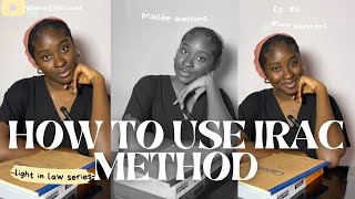 Answering problem questions with IRAC📚👩🏾‍⚖️