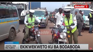 Ttuntu POLIISI Y’EBIDDUKA EYONGEDDE AMANYI MU KUKWATA BODA BODA